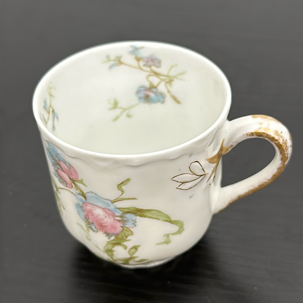 Haviland & Co. Limoges France Schleiger 663 Demitasse Cup & Saucer Set - Picture 4 of 14